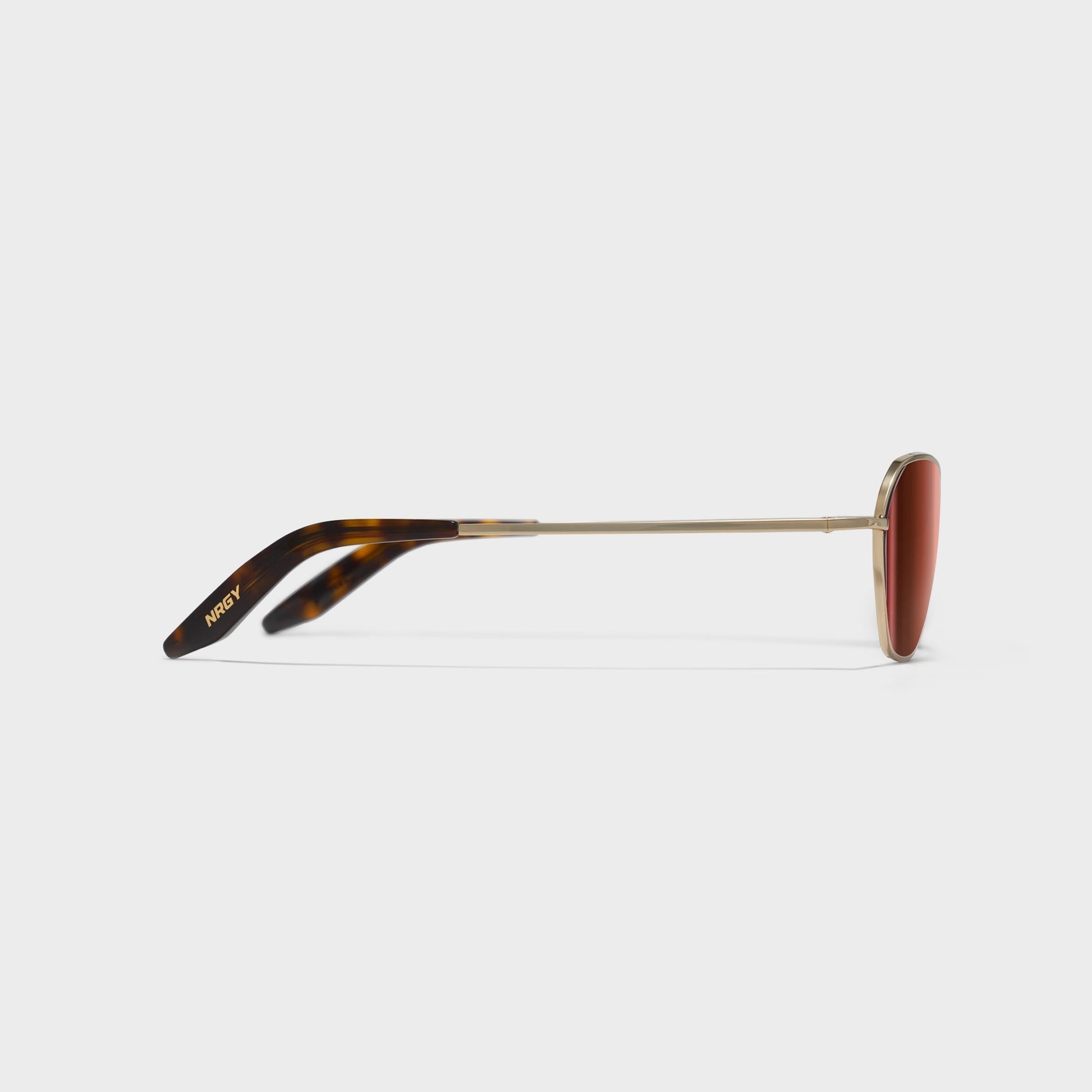 Men Kith Revo Loop Frames - Gold / Drive Lenses