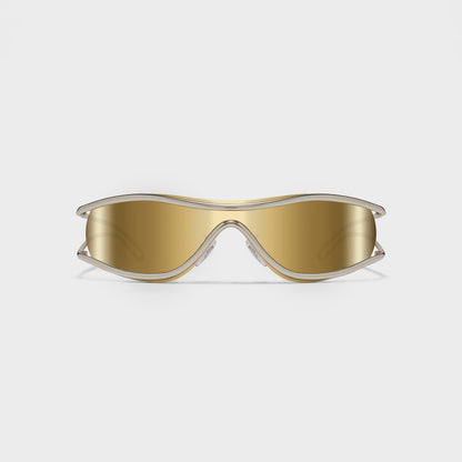 Men Kith Revo Gravity Frames - Metallic Blue / Blue Water Lenses