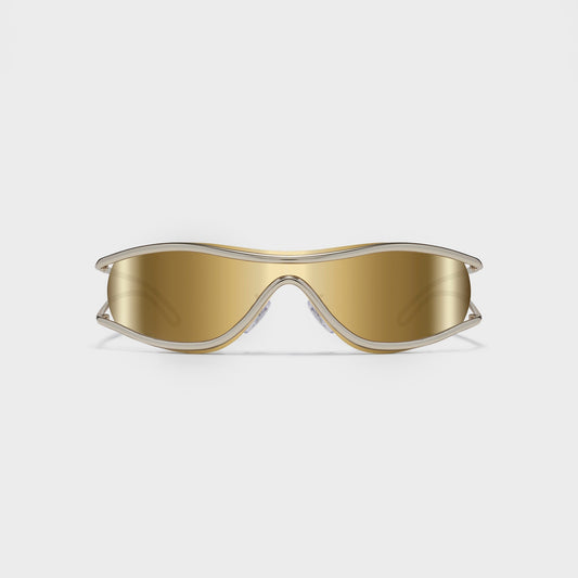 Men Kith Revo Gravity Frames - Metallic Blue / Blue Water Lenses