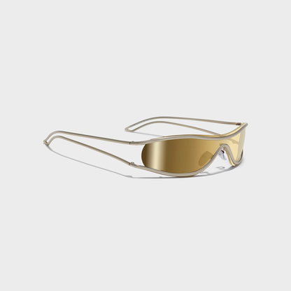 Men Kith Revo Gravity Frames - Metallic Blue / Blue Water Lenses