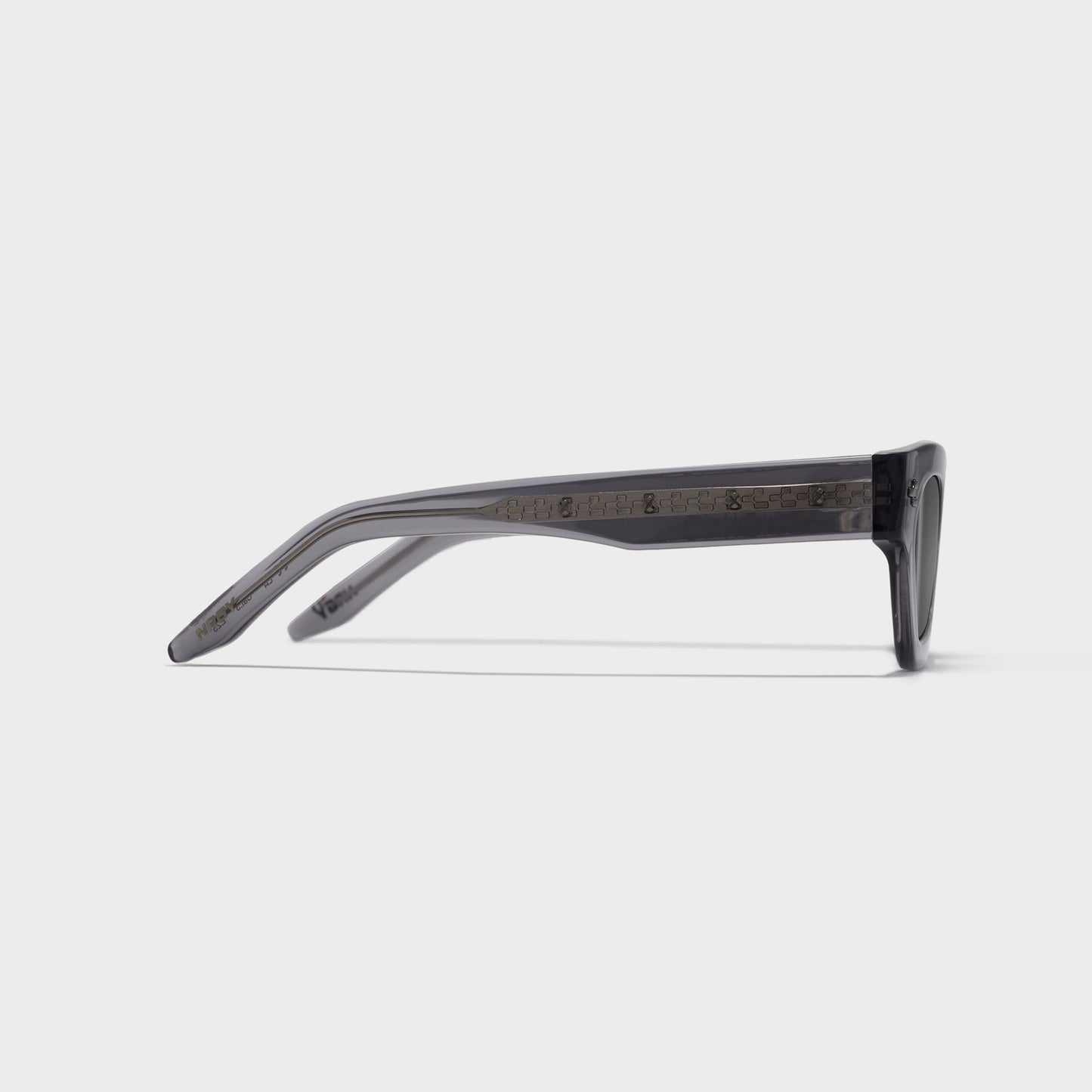 Men Kith Revo Lynx Frames - Crystal Grey / Graphite Lenses
