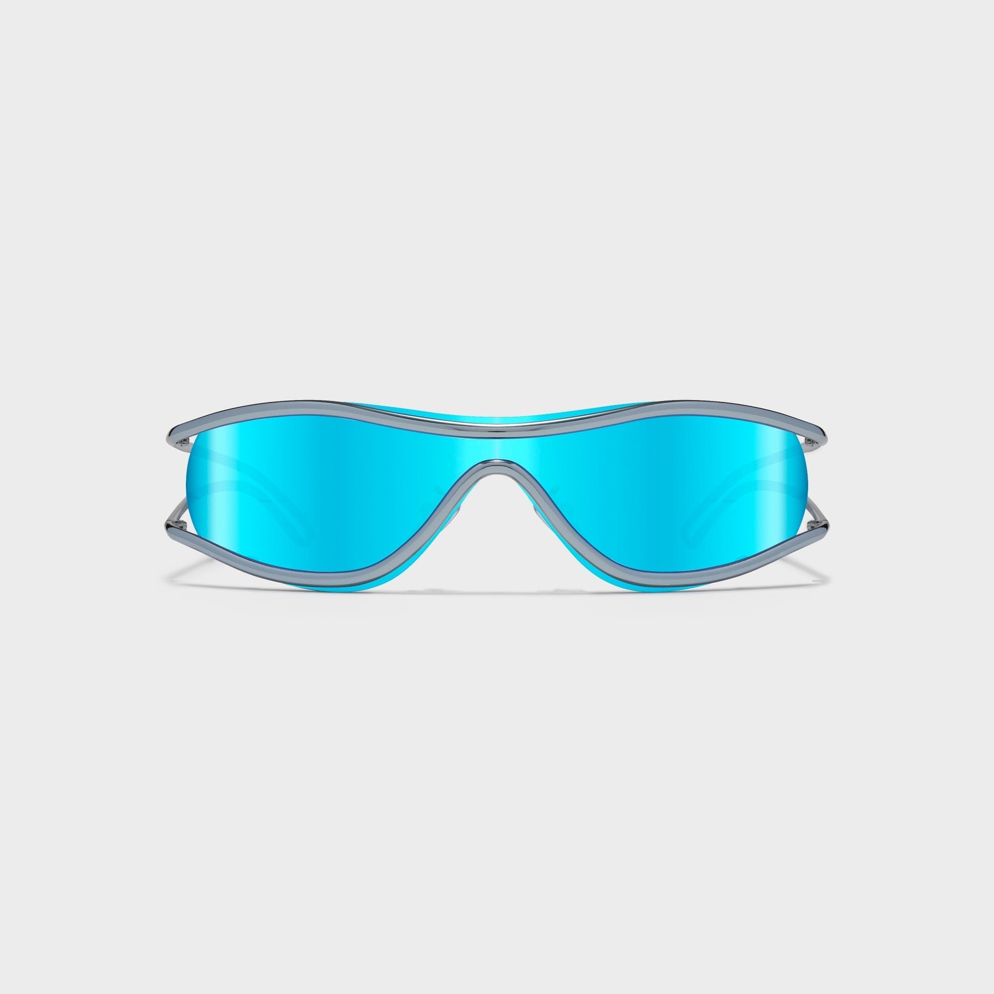 Men Kith Revo Gravity Frames - Metallic Blue / Blue Water Lenses