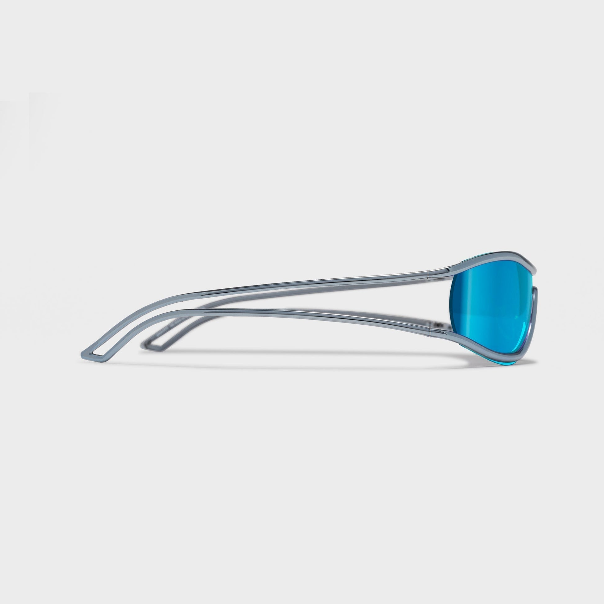 Men Kith Revo Gravity Frames - Metallic Blue / Blue Water Lenses