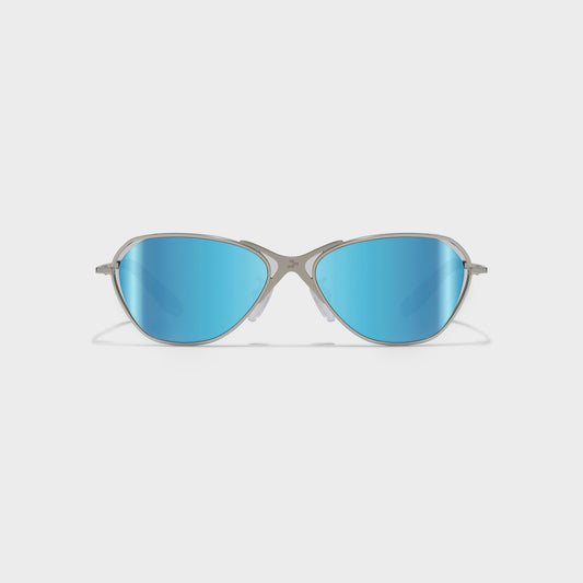 Men Kith Revo Loop Frames - Chrome / Blue Water Lenses