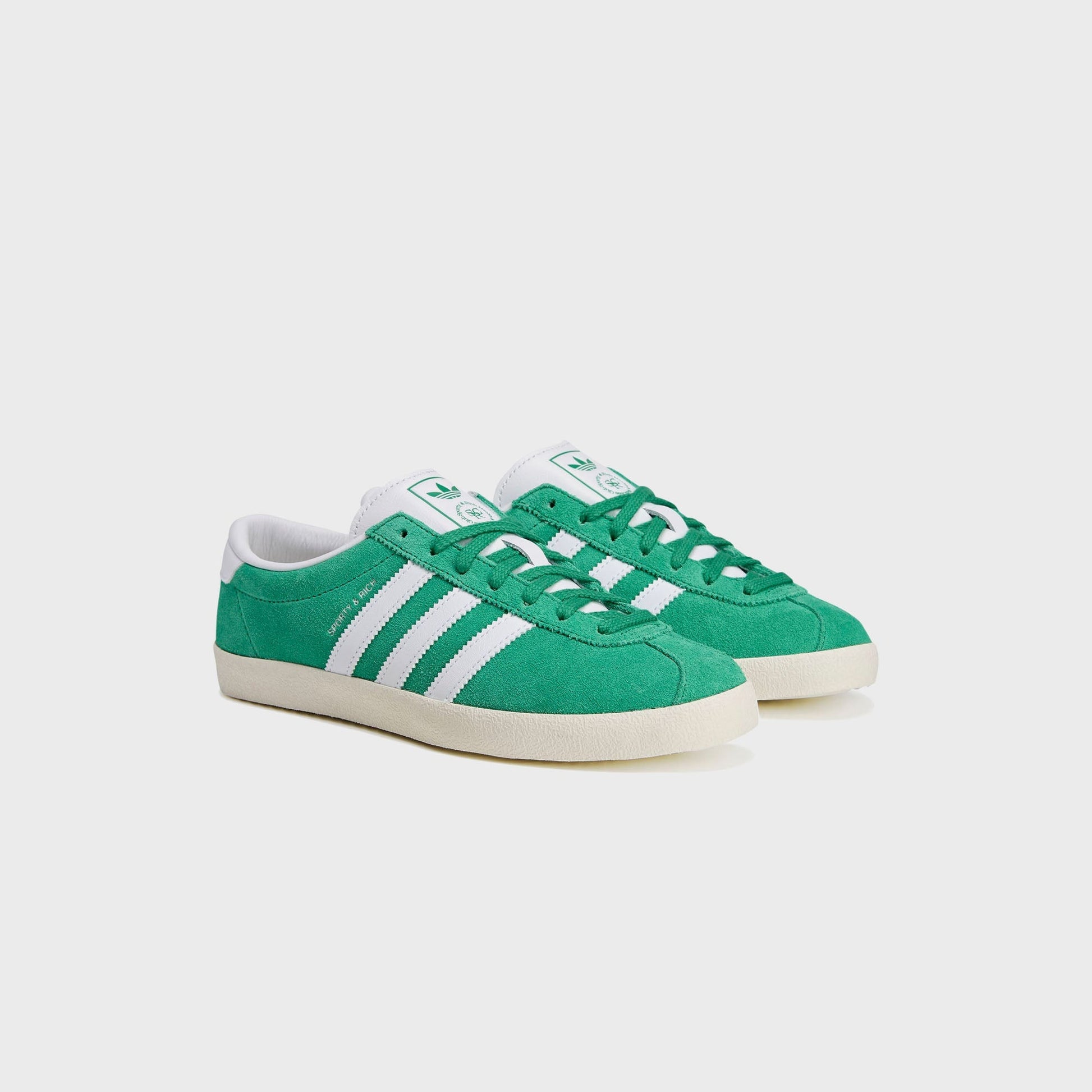 Men|Women Kith adidas WMNS Blanc Sporty & Rich - Court Green / White / Off-White