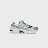 White / Shamrock Green