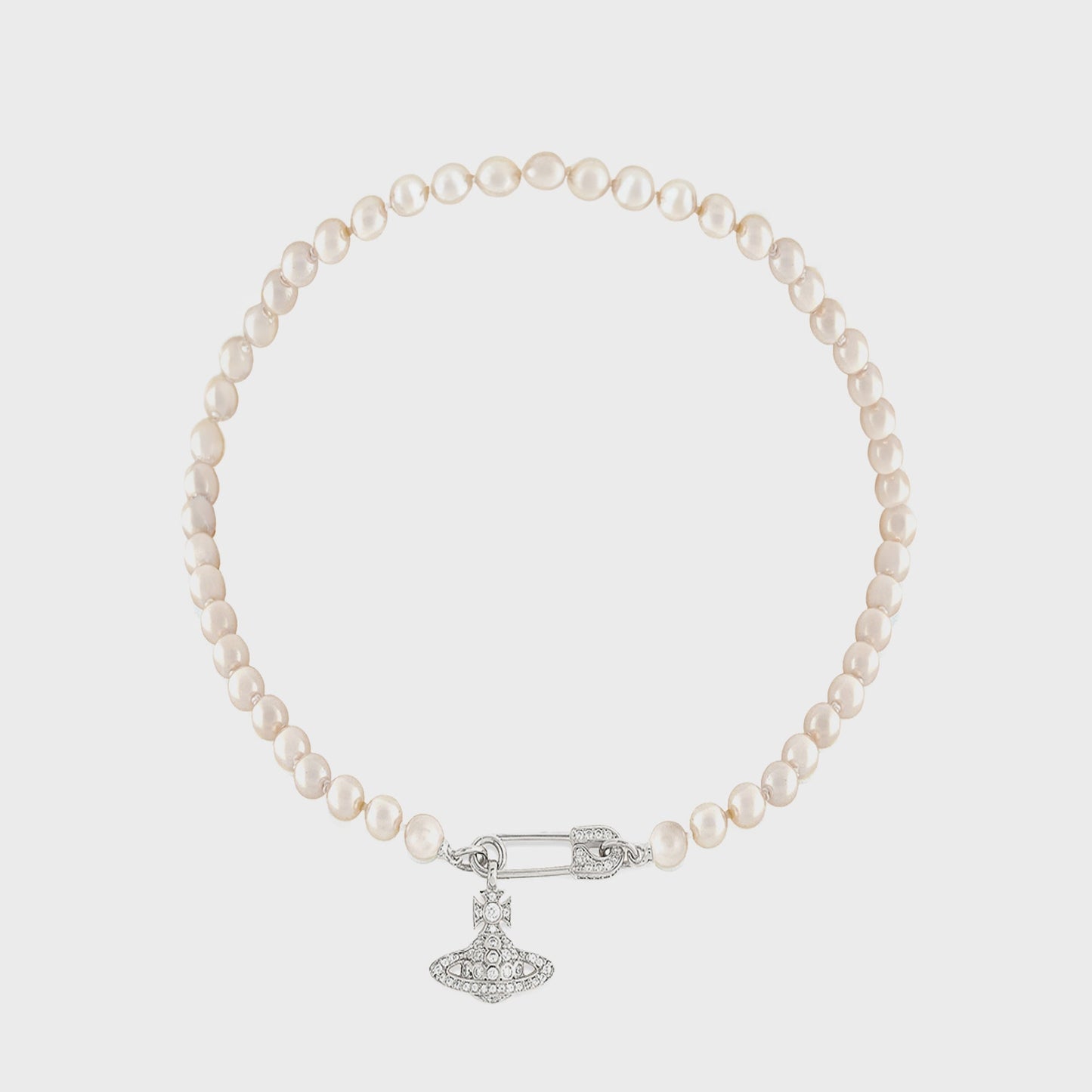 Women Kith Vivienne Westwood Lucrece Pearl Necklace - Silver