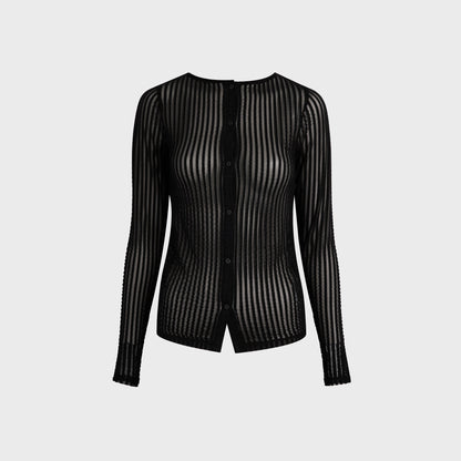 Women Kith Second Skin Addison Cardigan - Black