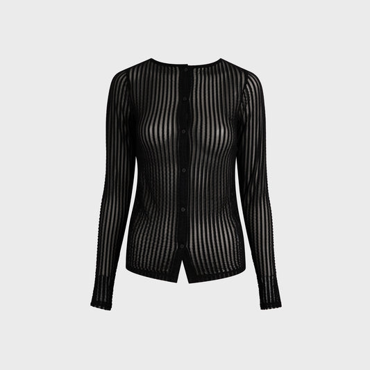 Women Kith Second Skin Addison Cardigan - Black